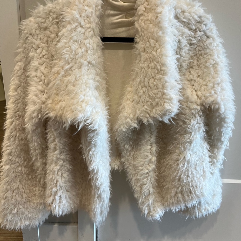 Faux fur jacket